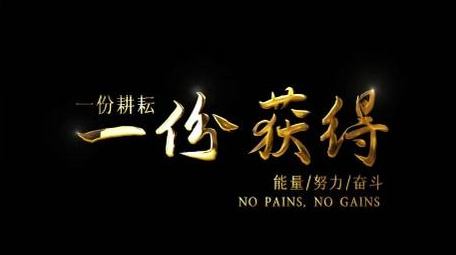 金色大气党政宣传字幕花字