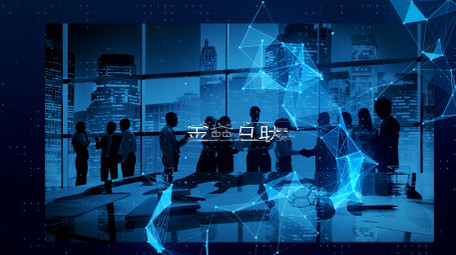 粒子点线科技图文展示AE模板