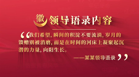 简洁红色<strong>党政</strong>人物观点<strong>图文</strong>模板