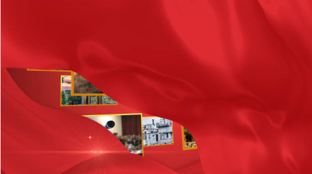 大气红色<strong>党政</strong>多<strong>图文</strong>片头AE模板