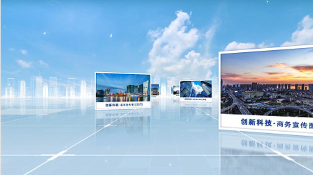 大气明亮科技图文宣传片AE模板