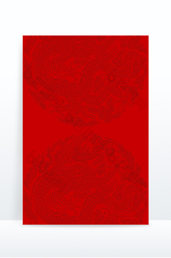 春节氛围红色高级背景窗花纹理图片