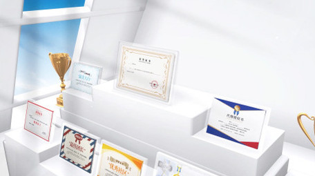 立体三维证书图文展示AE模板