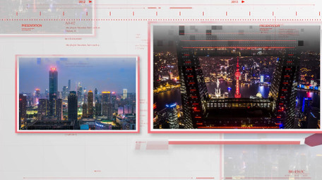 简洁时尚<strong>党政</strong>时间轴pr模板