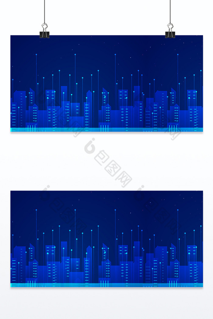 科技感城市线条图片图片