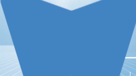 简洁蓝色商务图文pr模板