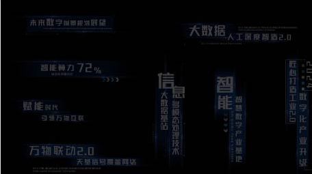商务科技数据展示AE模版