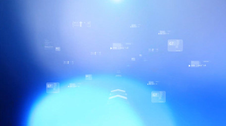 蓝色<strong>科技</strong>风<strong>图文</strong>宣传pr模板