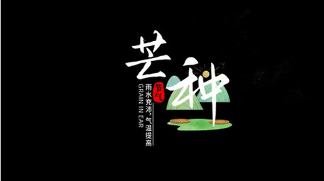 水墨粒子中国风节气字幕条