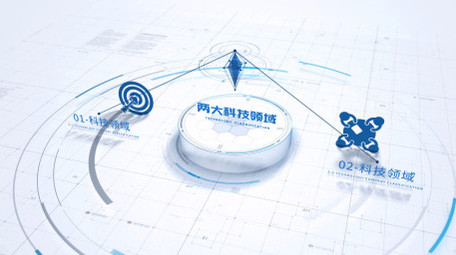 简洁科技分类信息展示AE模板