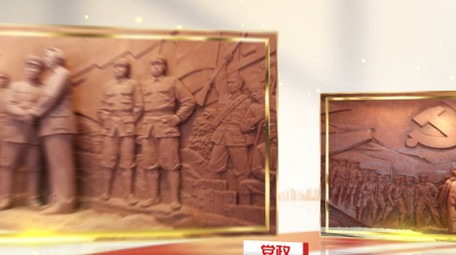 简洁时尚党政照片图文ae模板