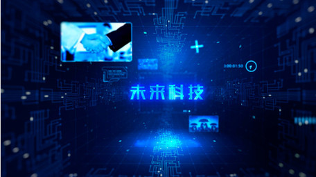 科技<strong>商务</strong>文字标题展示AE模板