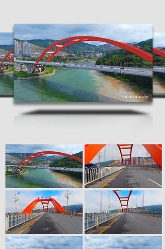 云南西双版纳景洪黎明大桥实拍图片