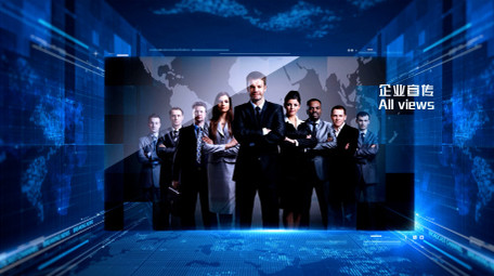 科技商业<strong>图文</strong>演示片头AE模板