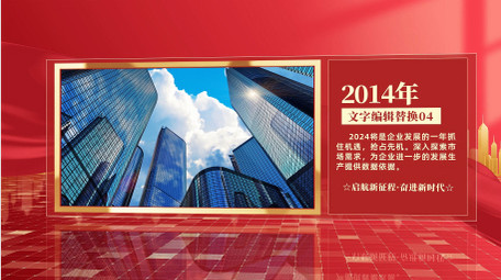 党政历史发展大事件开场AE模板