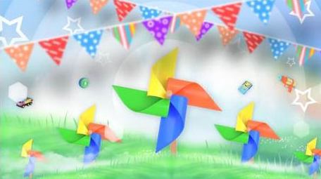 卡通炫彩童话世界背景视频