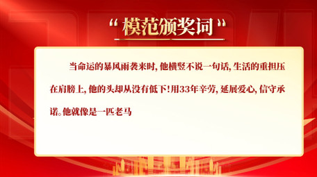 五一劳动节颁奖表彰先进劳模展示