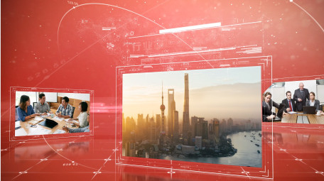 红色简约科技风<strong>图文</strong>展示AE模板