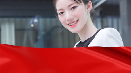 大气红金五一劳模pr模板