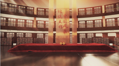 复古风历史卷轴时间轴AE模板