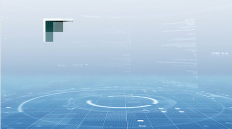 简介商务介绍边框背景视频