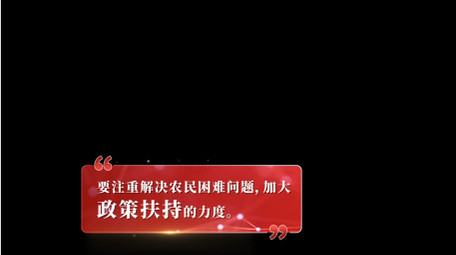 简洁党政红色粒子光效字幕条