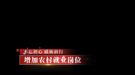 简洁党政红色粒子光效字幕条