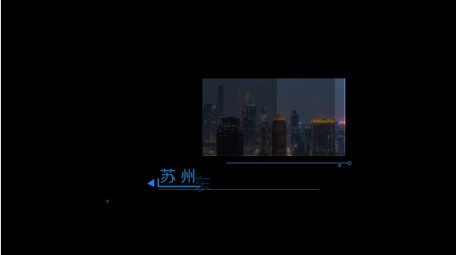 简约风地点时间定位图文模