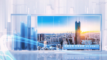 企业简洁科技图文展示AE模板