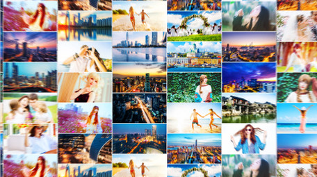 动感旅游活动图文快闪AE模板