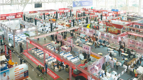 家居装修行业展会人流8K延时