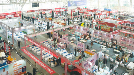 家居装修行业展会人流8K延时