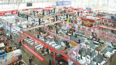 家居装修行业展会人流8K延时