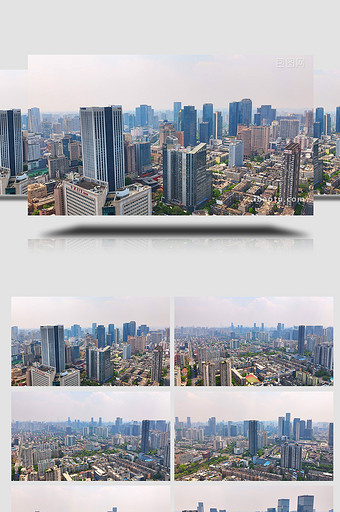 4K城市成都春熙路繁华地段实拍图片