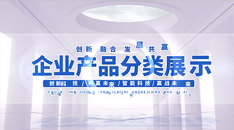 企业发展分类动画质感片头