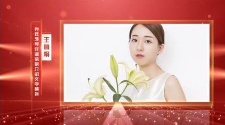 红色<strong>党政</strong>人物采访框背景视频