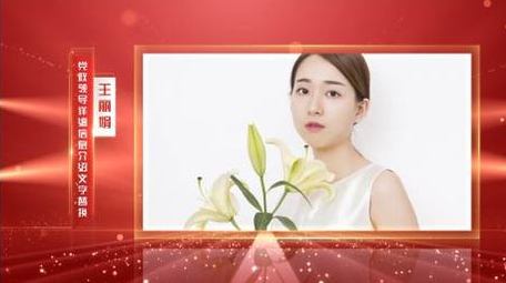 红色<strong>党政</strong>人物采访框背景视频