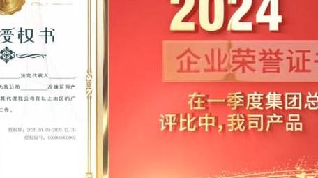 大气红色企业<strong>党政</strong>证书<strong>图文</strong>展示