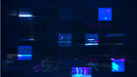 未来科幻数字信息<strong>图文</strong>AE模板