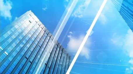 简洁蓝色<strong>科技</strong>城市<strong>图文</strong>标题