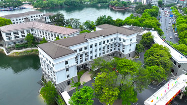 杭州地标淳安县政府4K航拍