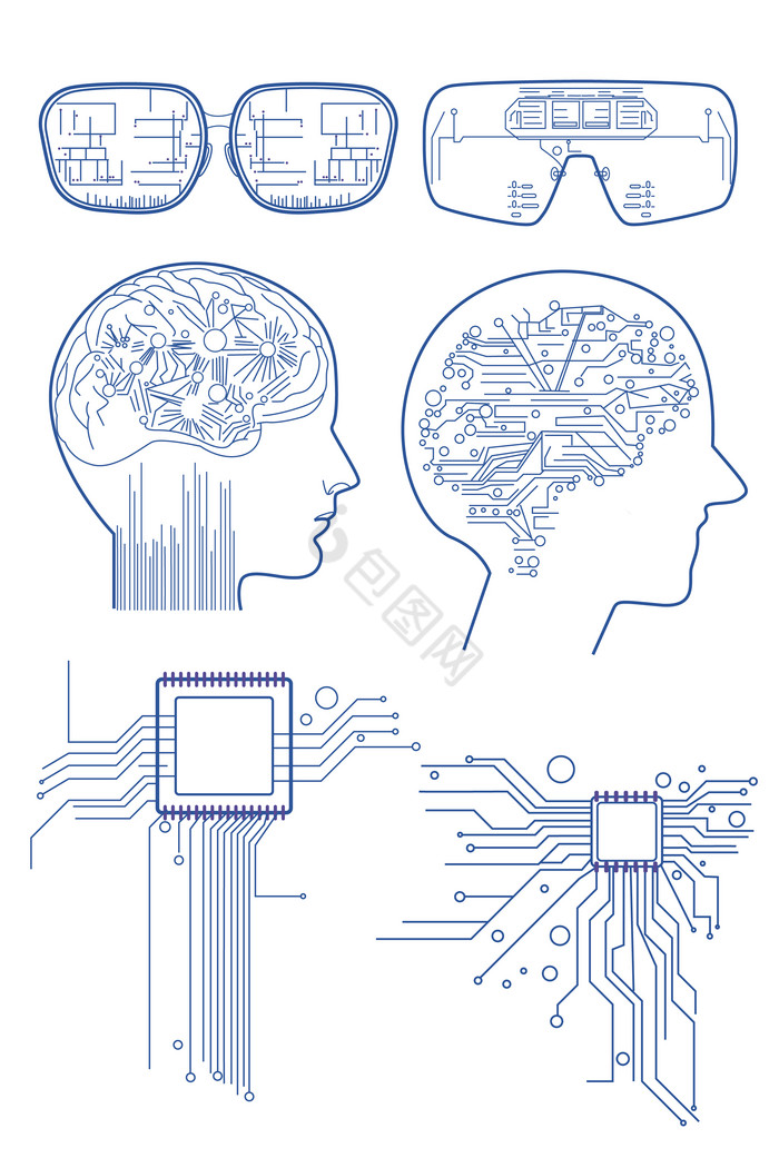 高科技人工智能图
