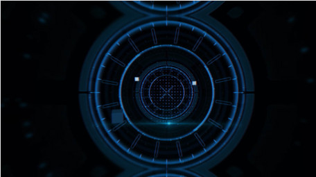 简洁大科技穿梭图文展示AE模板