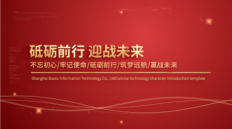 简约线条风<strong>党政</strong>项目汇报AE模板