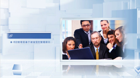 简洁企业三维图文展示AE模板