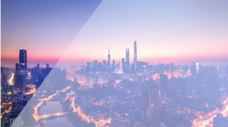 玻璃质感城市介绍图文pr模板