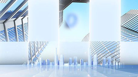 科技城市标题质感片头AE模板