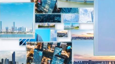 图片汇聚拼贴成logo片头