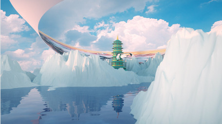 古典水墨古风卷轴片头AE模板