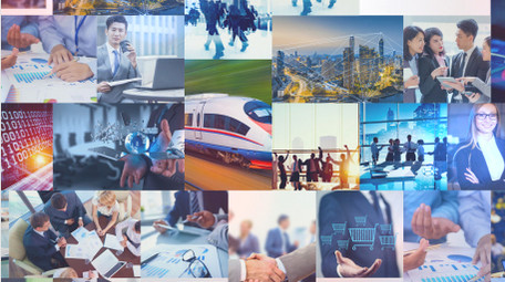 城市主题图片汇聚片头